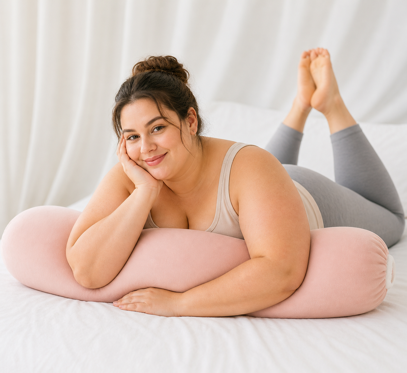 2-in-1 Ajustable Pregnancy & Nursing Pillow