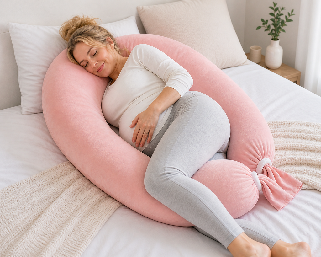 2-in-1 Ajustable Pregnancy & Nursing Pillow