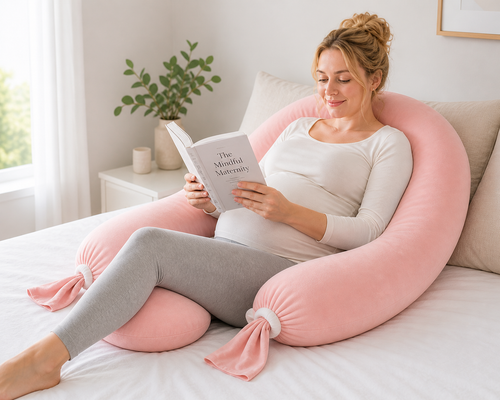 2-in-1 Ajustable Pregnancy & Nursing Pillow